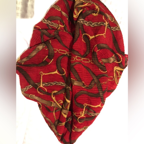 Equestrian print infinity scarf - Picture 1 of 4
